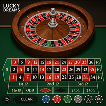 Lucky Dreams - Ruleta Stalo Žaidimas - Europiečiški Ratai